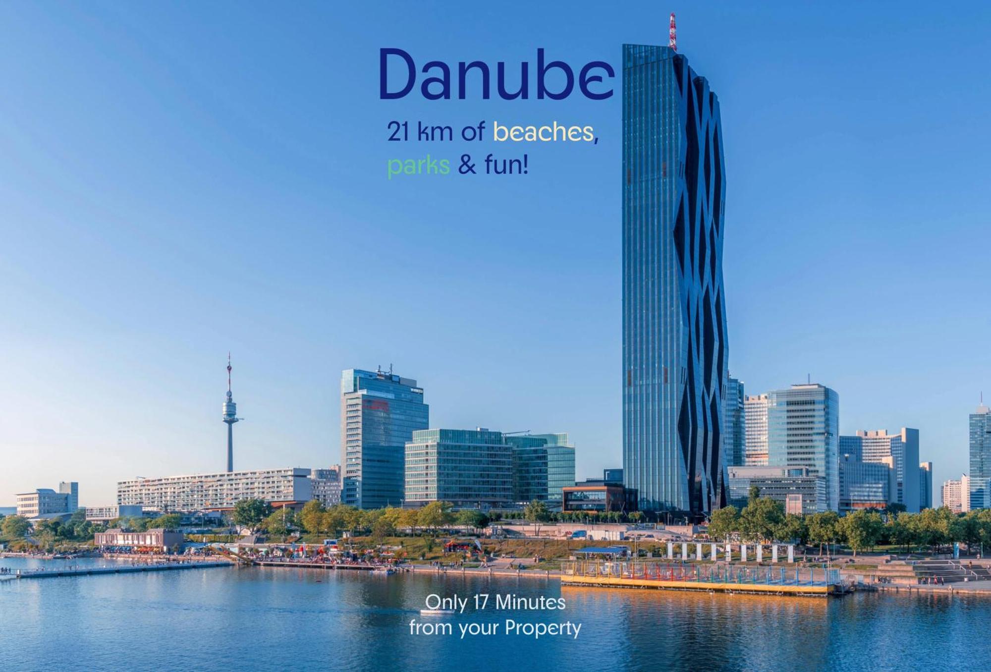 Apartment Danube Delight: Elegant Getaway Near Prater Stern *